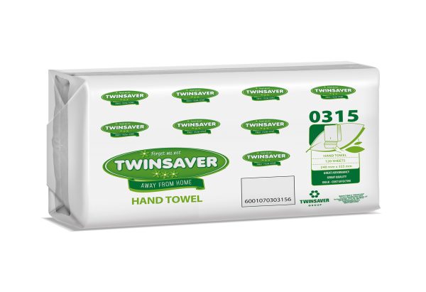 Twinsaver 1 PLY INTERFOLD HAND TOWEL