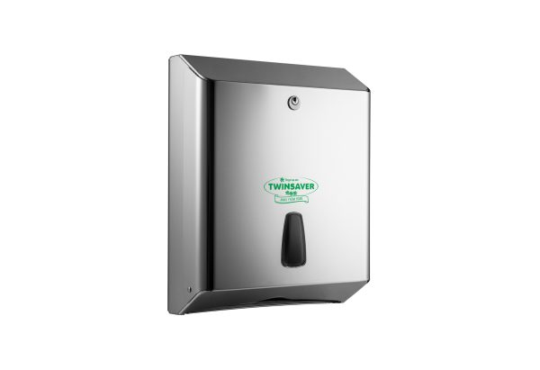 Twinsaver FOLDED TOWEL DISPENSER S/STEEL