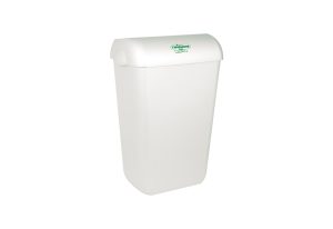 Twinsaver 43L WALL BIN WITH LID WHITE