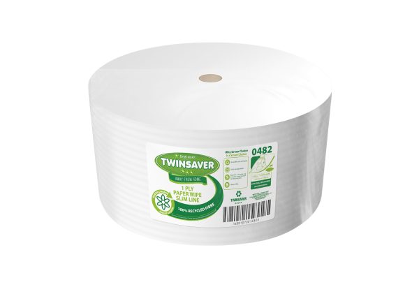 Twinsaver 1 PLY PAPER WIPE SLIM LINE