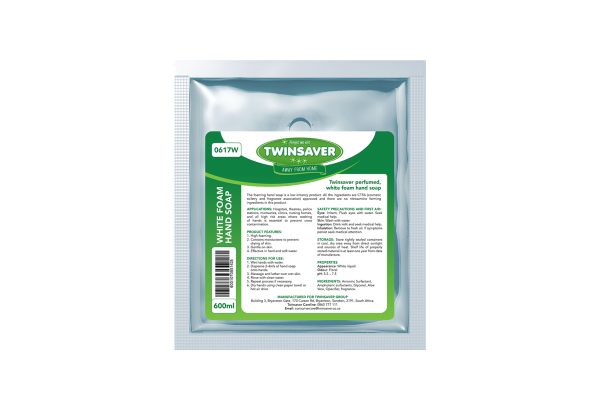 Twinsaver WHITE FOAM HAND SOAP SACHET