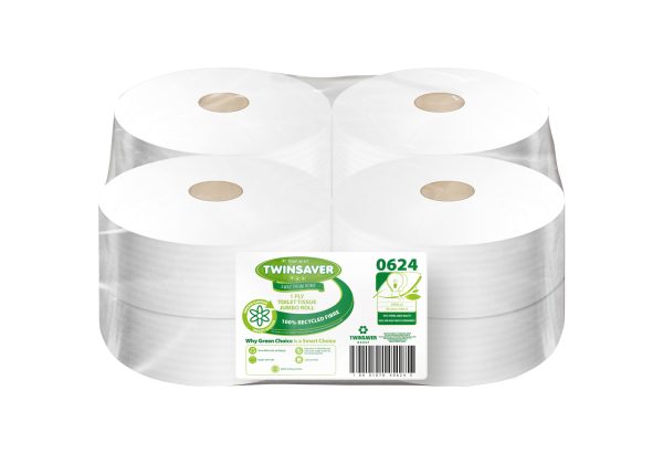 Twinsaver 1 PLY TOILET PAPER JUMBO ROLL