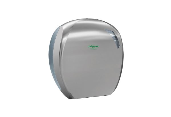 Twinsaver BIG TOILET TISSUE DISPENSER SILVER
