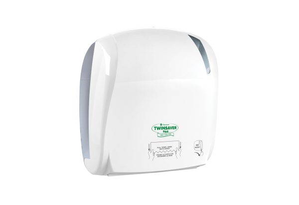 Twinsaver AUTO-CUT HAND TOWEL DISPENSER WHITE
