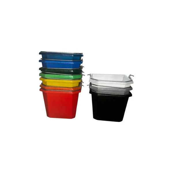 E-LINE 10LT BUCKET – ROTATION MOULDED WITH STEEL HANDLE