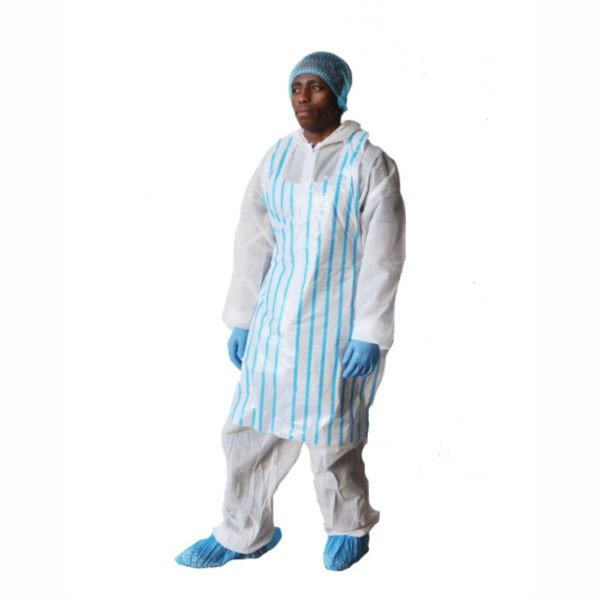 PE Apron Striped On Header Card (30 Micron)