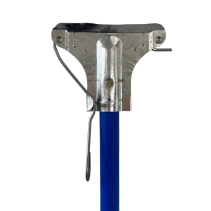 PVC COATED FAN MOP WOODEN HANDLE METAL HOLDER 1.5m x 25mm