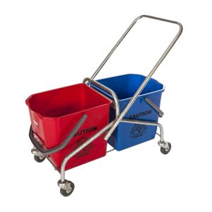 CHINESE DOUBLE METAL TROLLEY (NO BUCKETS)