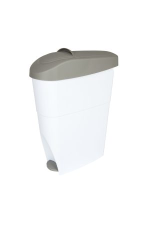 GOLDEN TOUCH SANI BIN 18L WHITE/GREY with PEDAL