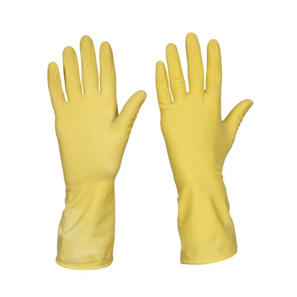 YELLOW HOUSEHOLD GLOVES