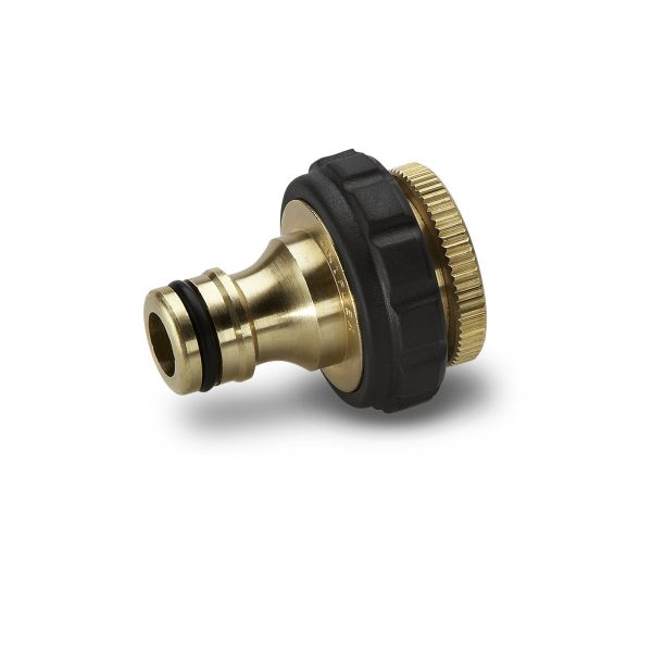 Kracher Brass tap connector 3/4" thread with 1/2" thread reducer