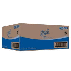 KIMBERLY-CLARK SCOTT KIMDRI V-Fold Folded Hand Towels - White / 1 Ply (20 Packs of 170)