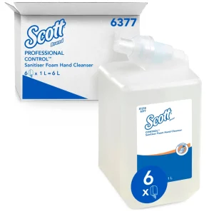 KIMBERLY-CLARK Scott Control Sanitiser Foam Hand Cleanser Refill (6 x 1L)