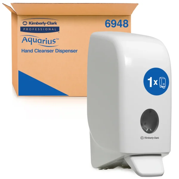 KIMBERLY-CLARK AQUARIUS Hand Cleanser Dispenser - Cassette / White / 1L