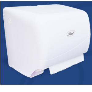PEARL FREE FLOW PAPER DISPENSER - WHITE
