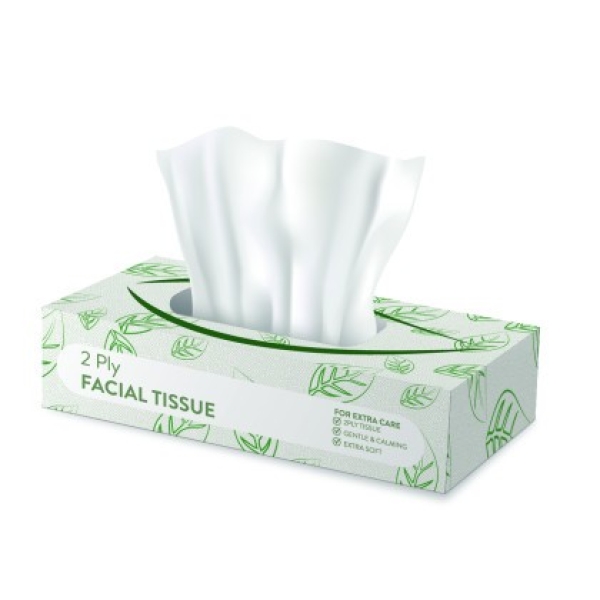 2 PLY MAPLE LEAF FACIAL TISSUES - 100SH x 24