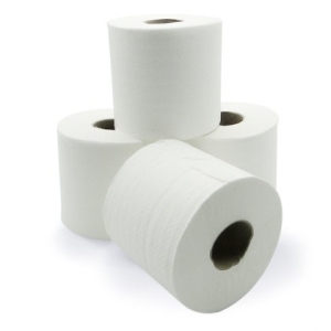 1 PLY VIRGIN TOILET ROLLS 19GSM - 1000SH x 24