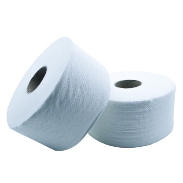 1 PLY VIRGIN JTR TOILET ROLLS 19GSM - 500m x 8