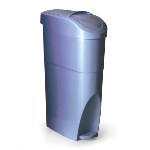 PEDAL SANITARY DISPOSAL BIN - PLATINUM