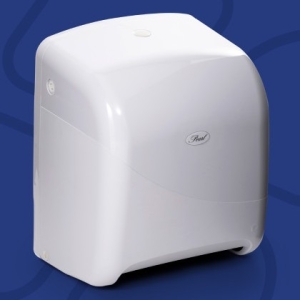 PEARL MANUAL TOWEL DISPENSER - WHITE