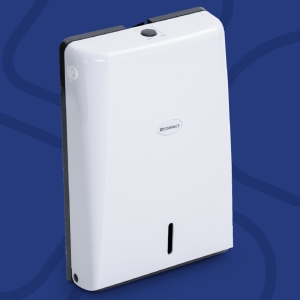 SFX COMPACT INTERFOLD TOWEL DISPENSER - WHITE