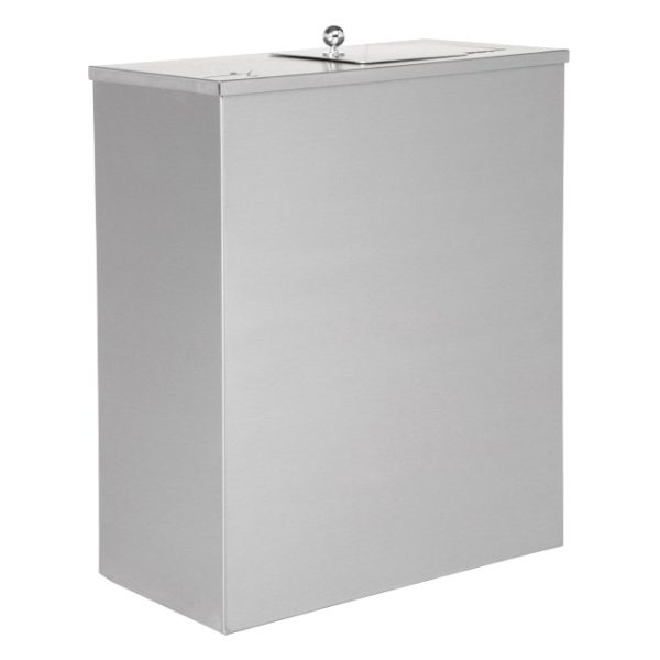Nuwkem Slimline Sanitary Bin Stainless Steel