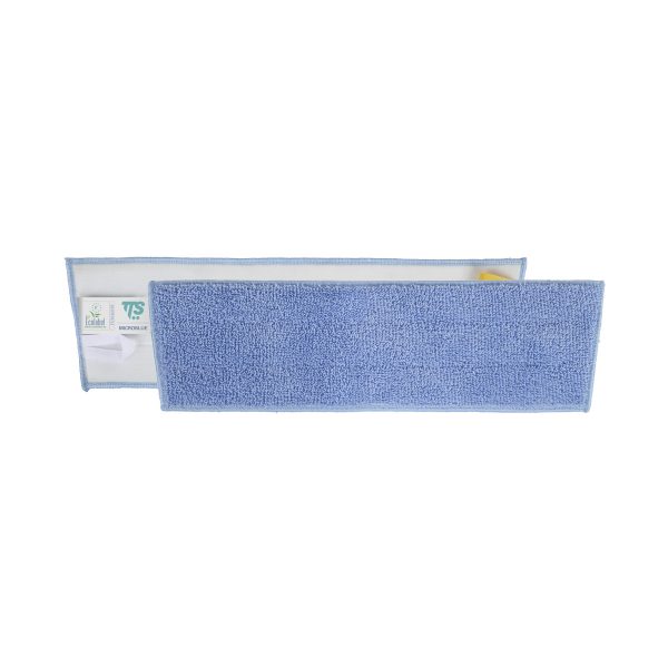 Kracher Microfibre mop blue, Strap tape, 40 cm