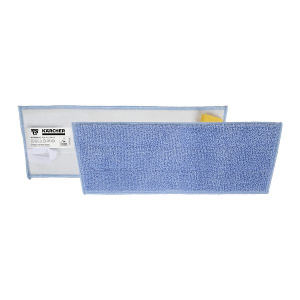 Kracher Microfibre mop blue, Strap tape, 30 cm