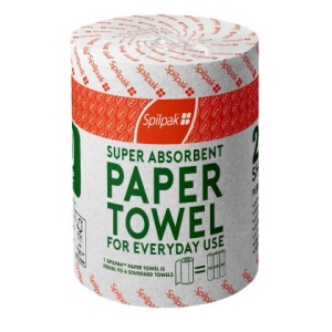 2 PLY SPILPAK PAPER TOWEL - 70m x 6