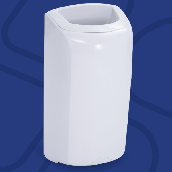 WASTECARE PAPER BIN - WHITE x 1