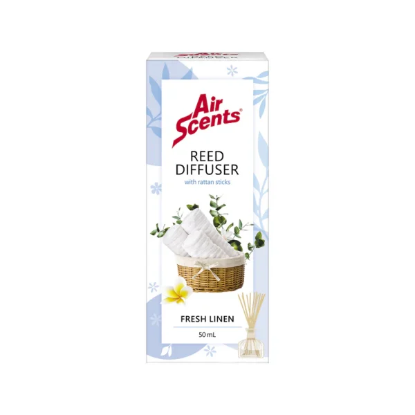 Air Scents Reed Diffusers 50ml - Fresh Linen