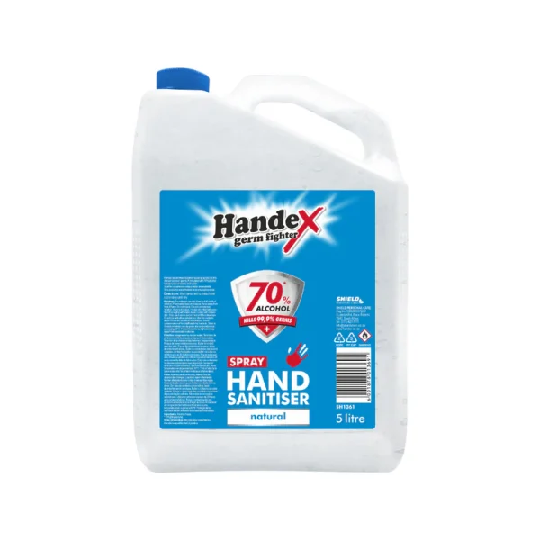 Shield Handex 70% Alcohol Liquid Sanitizer 5lt