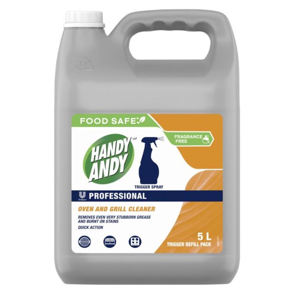 HA1 Handy Andy Professional Refill Grill & Oven Cleaner 5L