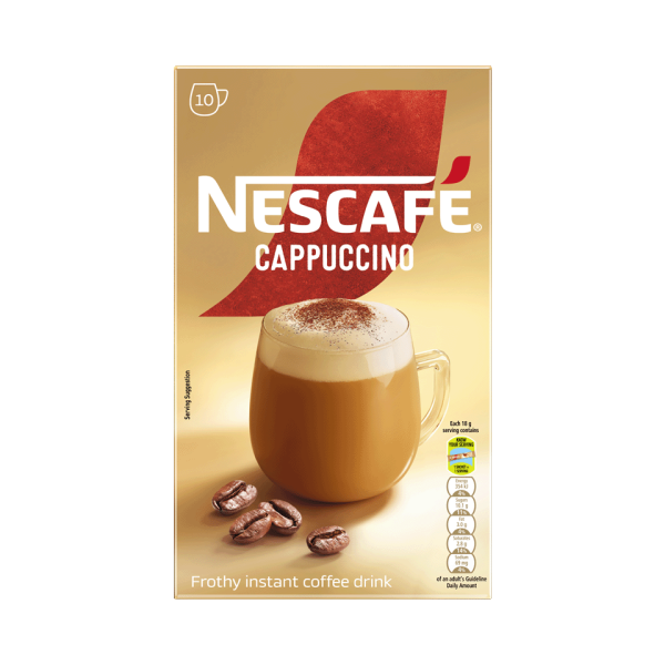 Nescafe Original Cappuccino Sachets 10x18g