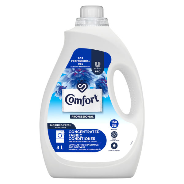 s-zoom Comfort Professional Morning Fresh Concentrated Laundry Fabric Softener 3L